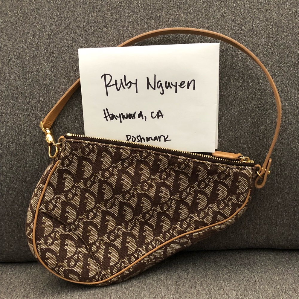 Authentic Christian Dior Saddle bag